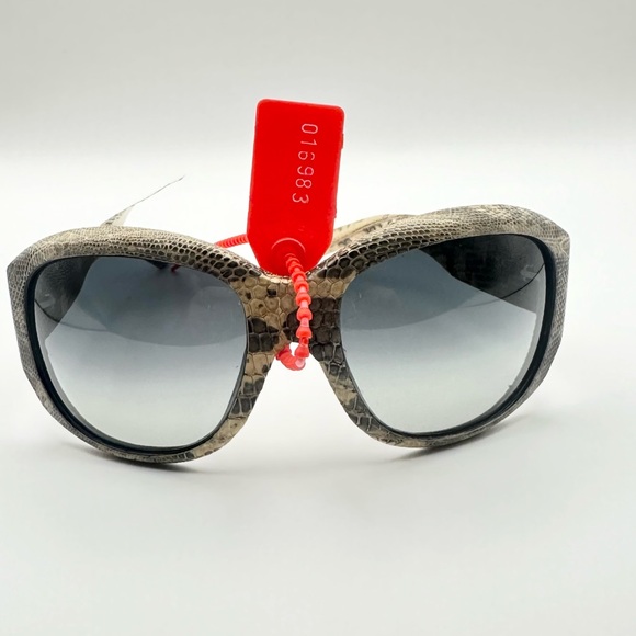Ralph Lauren Brown Python Sunglasses New with Tags main image 12